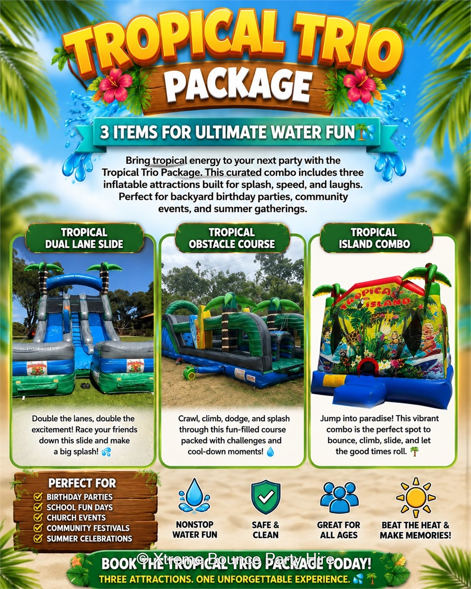 Water Slides - Jumping Castle Hire in Perth | Xtreme Bounce Party Hire
